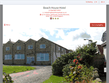 Tablet Screenshot of beachhouse-hotel.co.uk